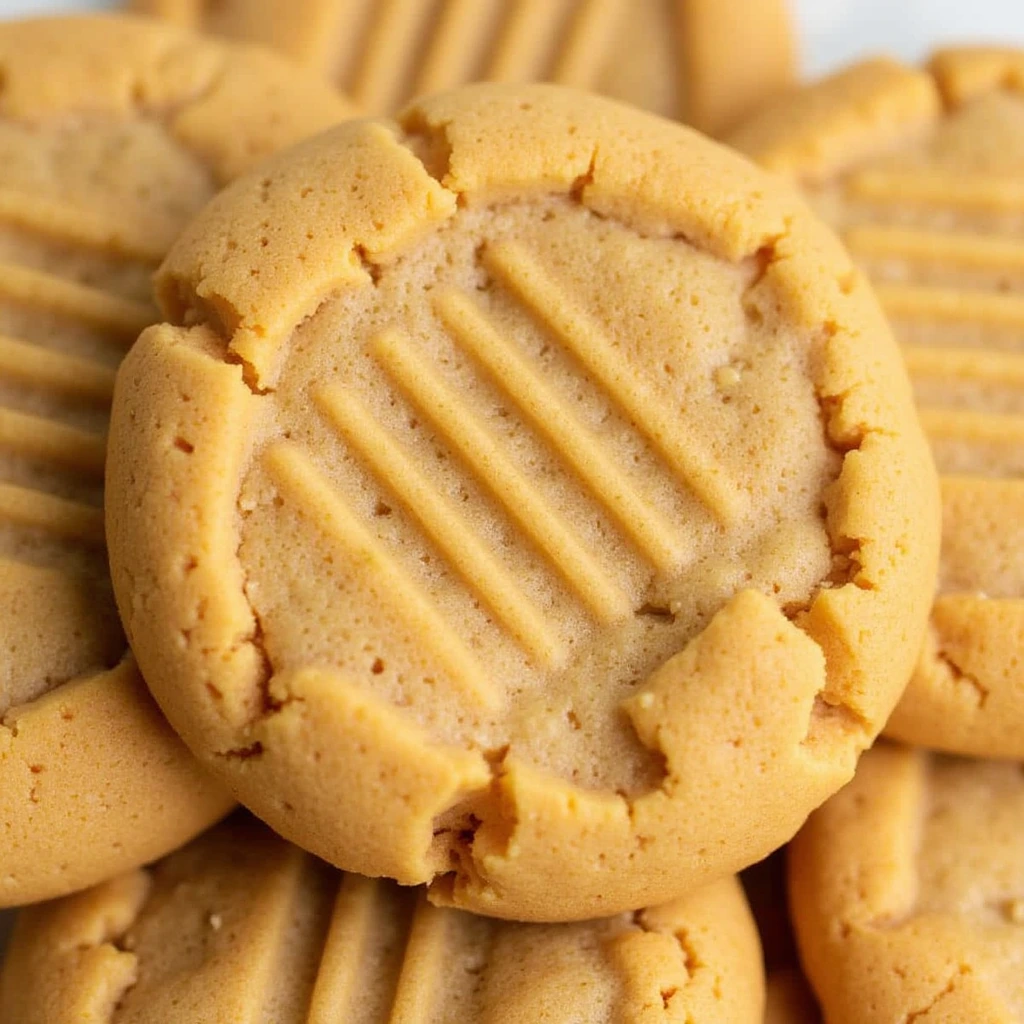 4 Ingredient Peanut Butter Cookies