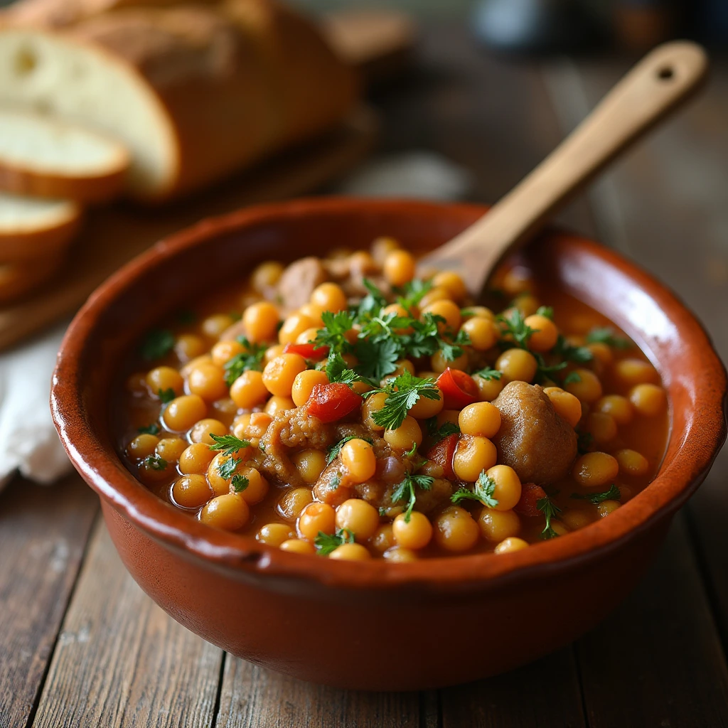 Espinacas con Garbanzos