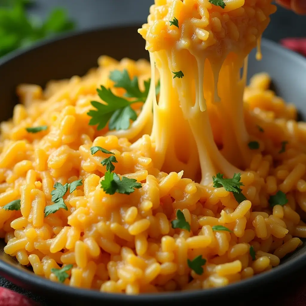 cheesy rice recipe