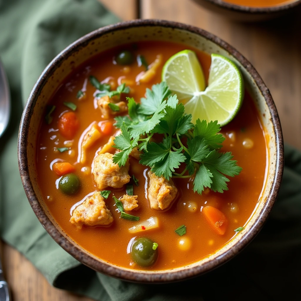 chicken poblano soup