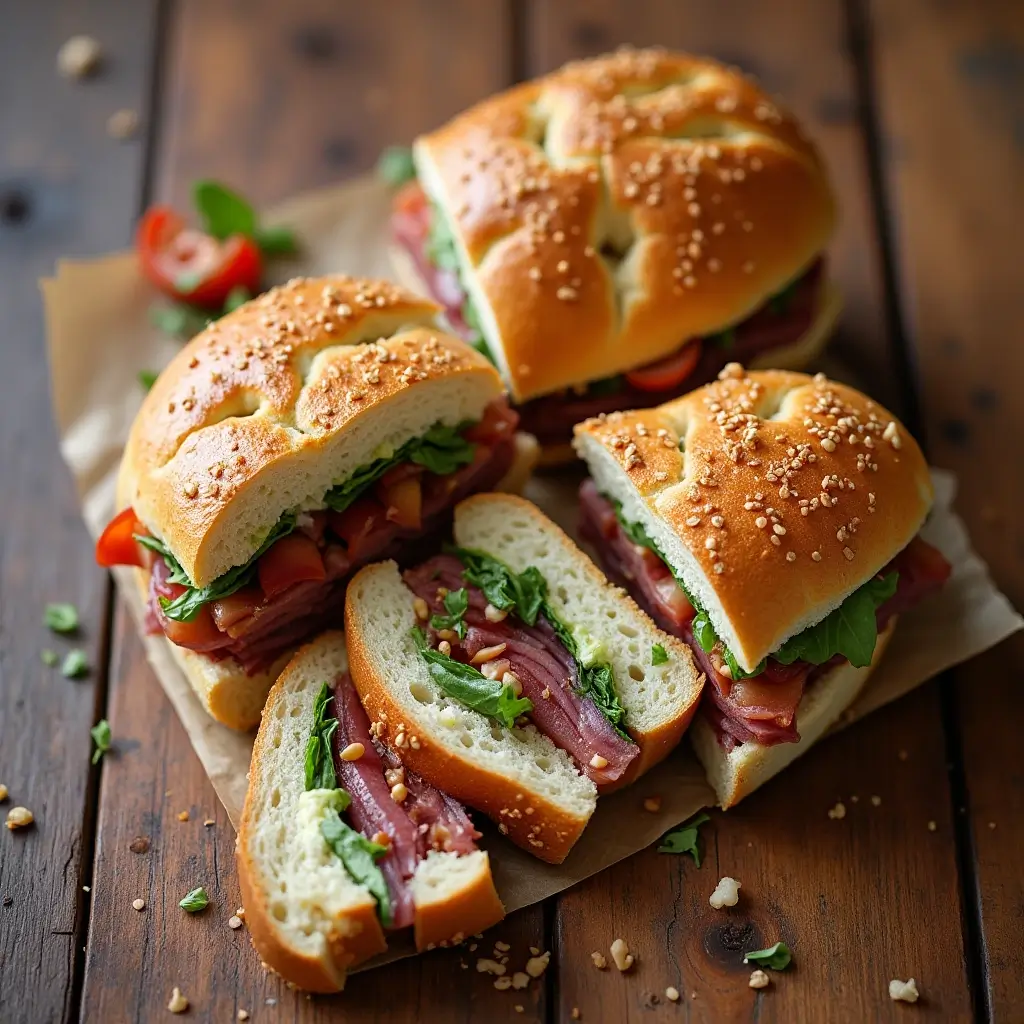 Italian Muffuletta Sandwich