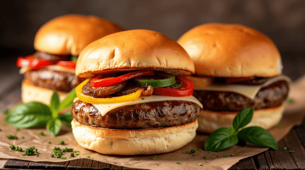 Italian Sausage and Pepper Sliders