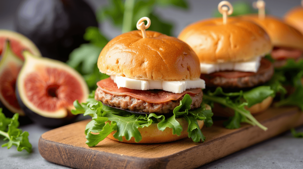 Prosciutto and Fig Sliders