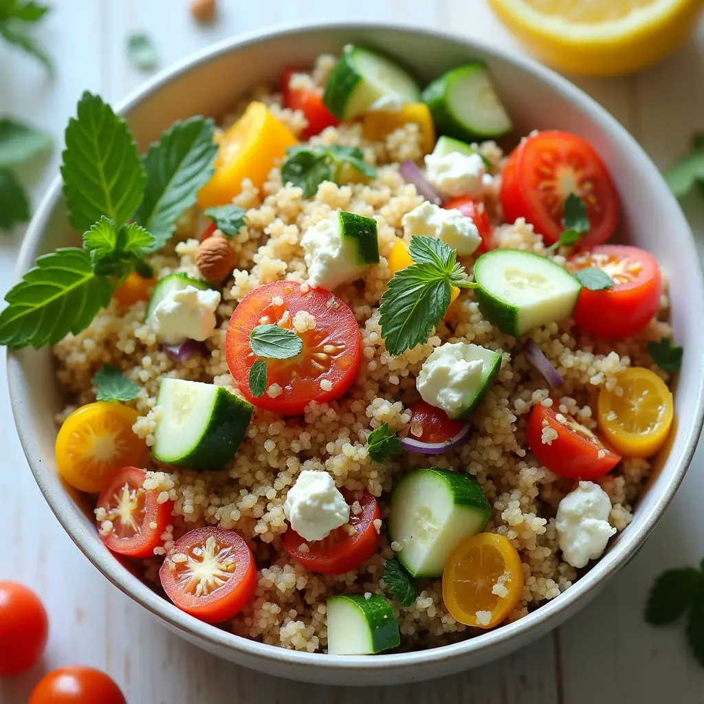 Quinoa And Cottage Cheese Salad