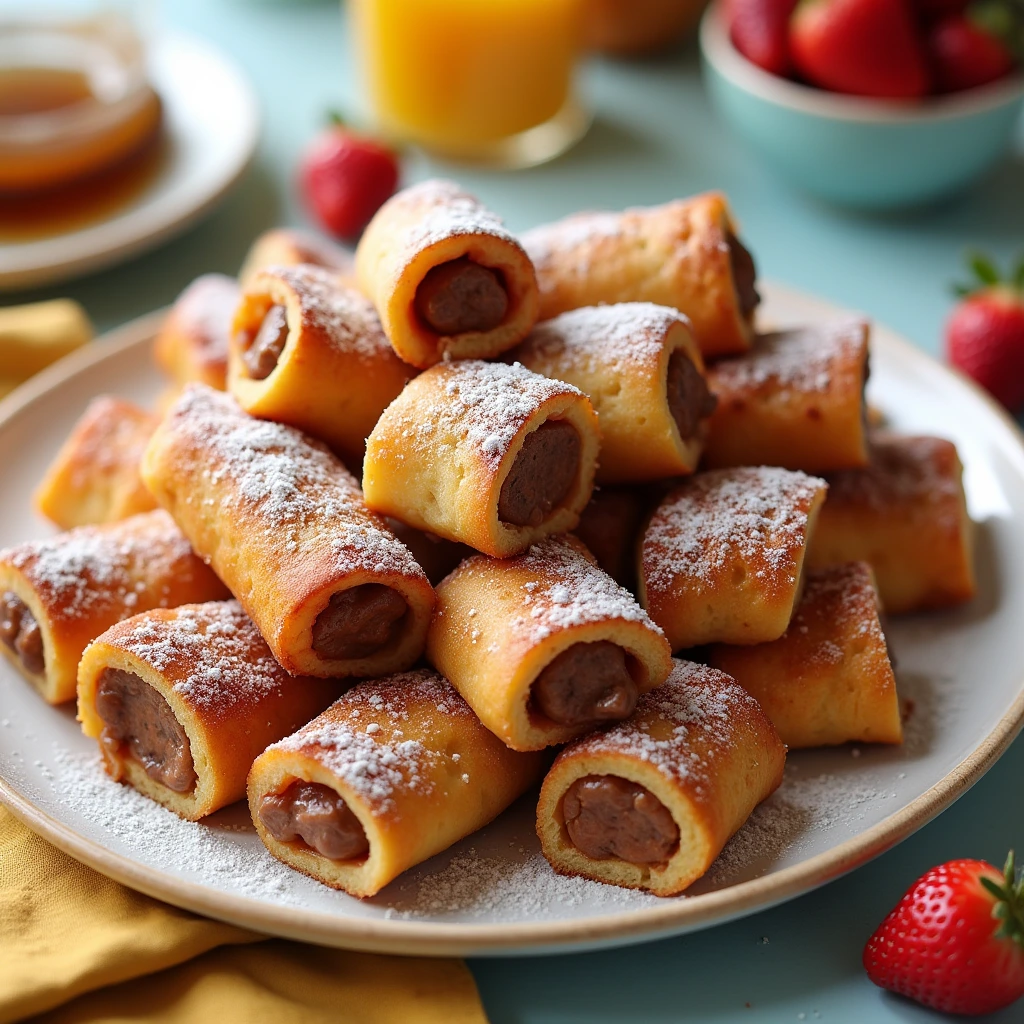 Sausage French Toast Roll-Ups Recipe