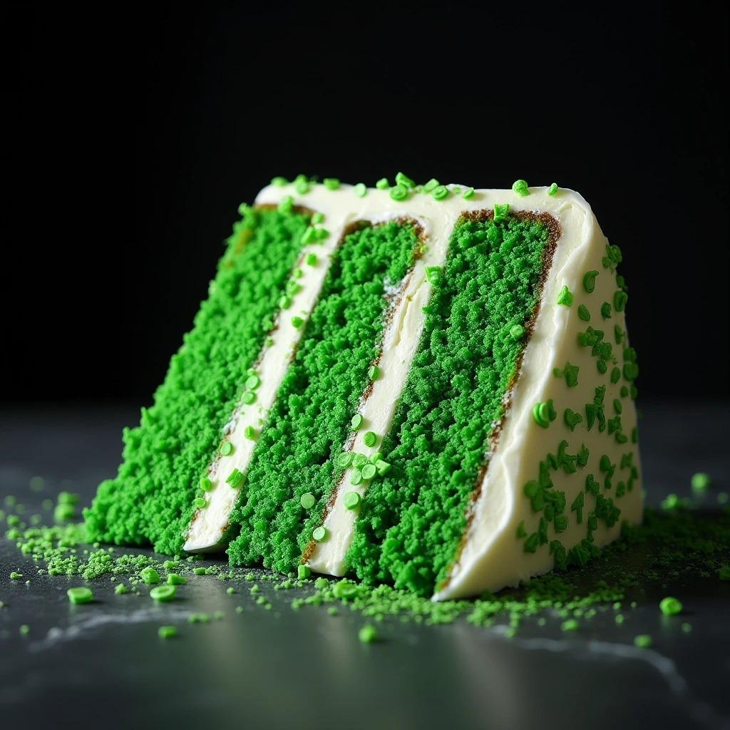 Green Velvet Cake