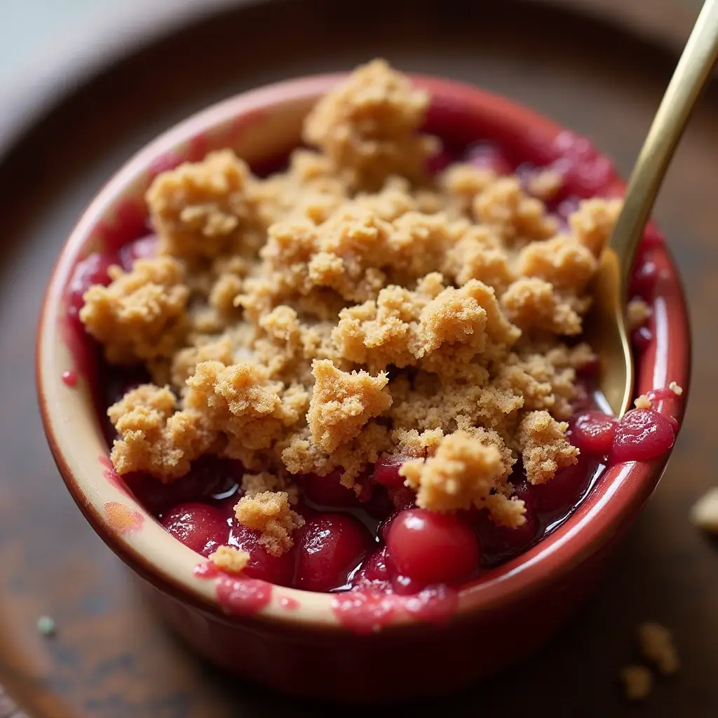 Rhubarb Crumble