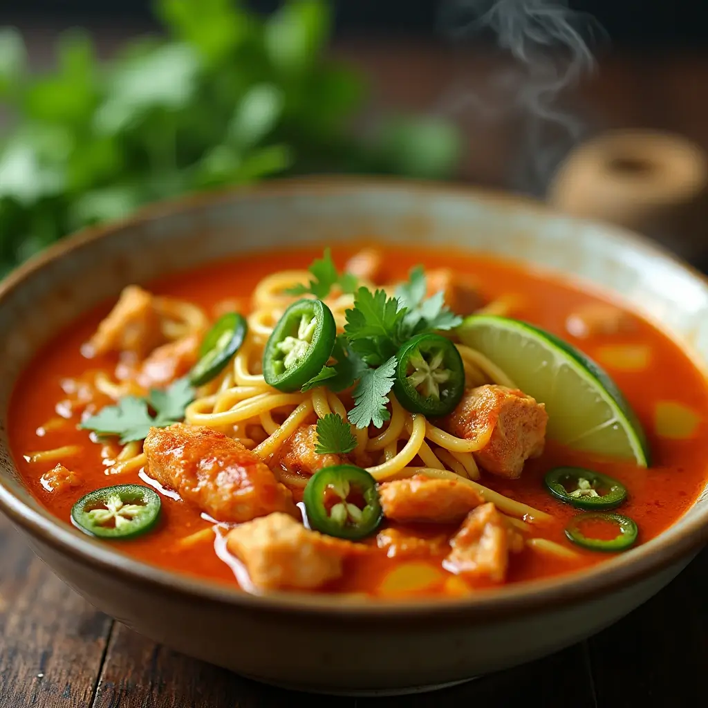 Spicy Chicken Noodle Soup