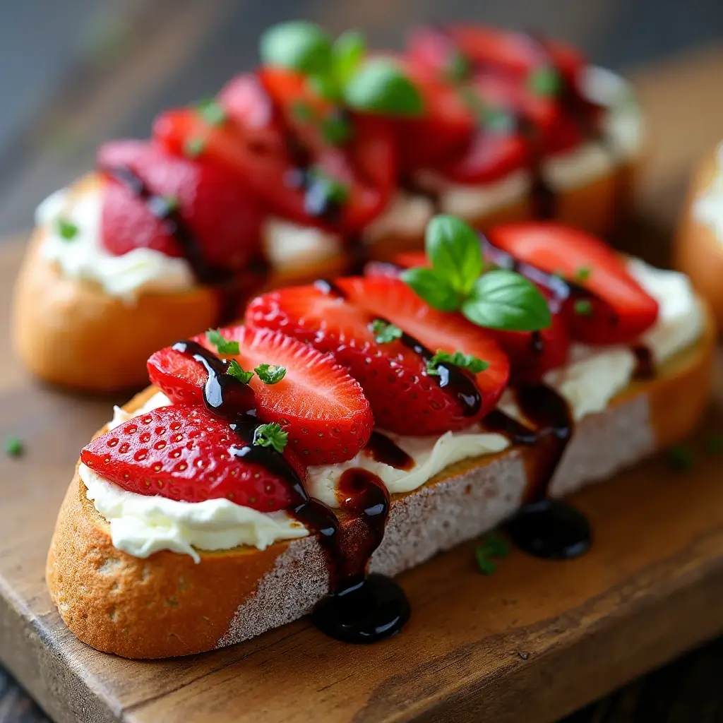 Strawberry Bruschetta