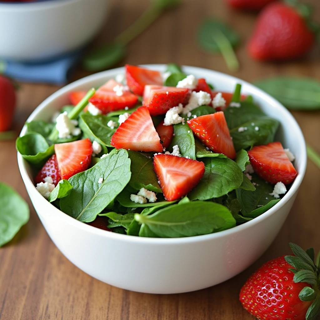 Strawberry Spinach Salad