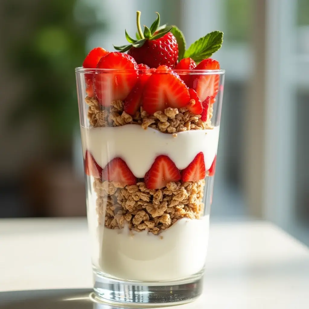 Strawberry and Yogurt Parfait