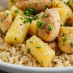 pineapple chicken and rice